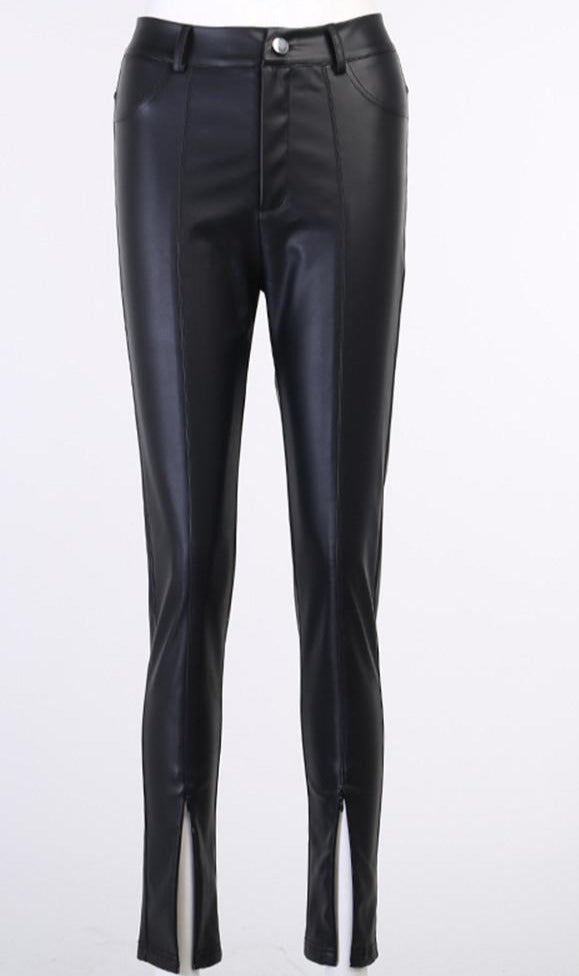 Next Wide Leg Leather Trousers beige UK Women's 20 W40 L32 Bnwt E789 | eBay