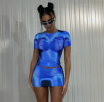 Body Print Mini Co-Ord Set