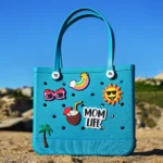 Croc Bogg Washable Beach Bags - Turquoise