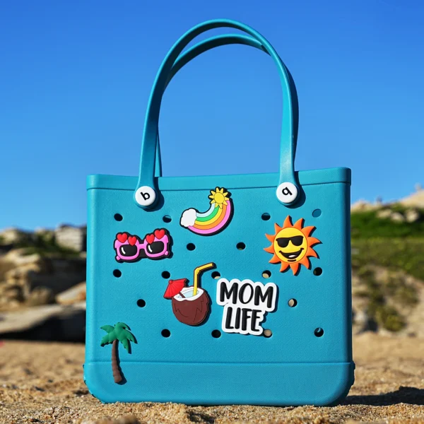 Croc Bogg Washable Beach Bags - Turquoise