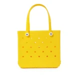 Croc Bogg Washable Beach Bags - Yellow